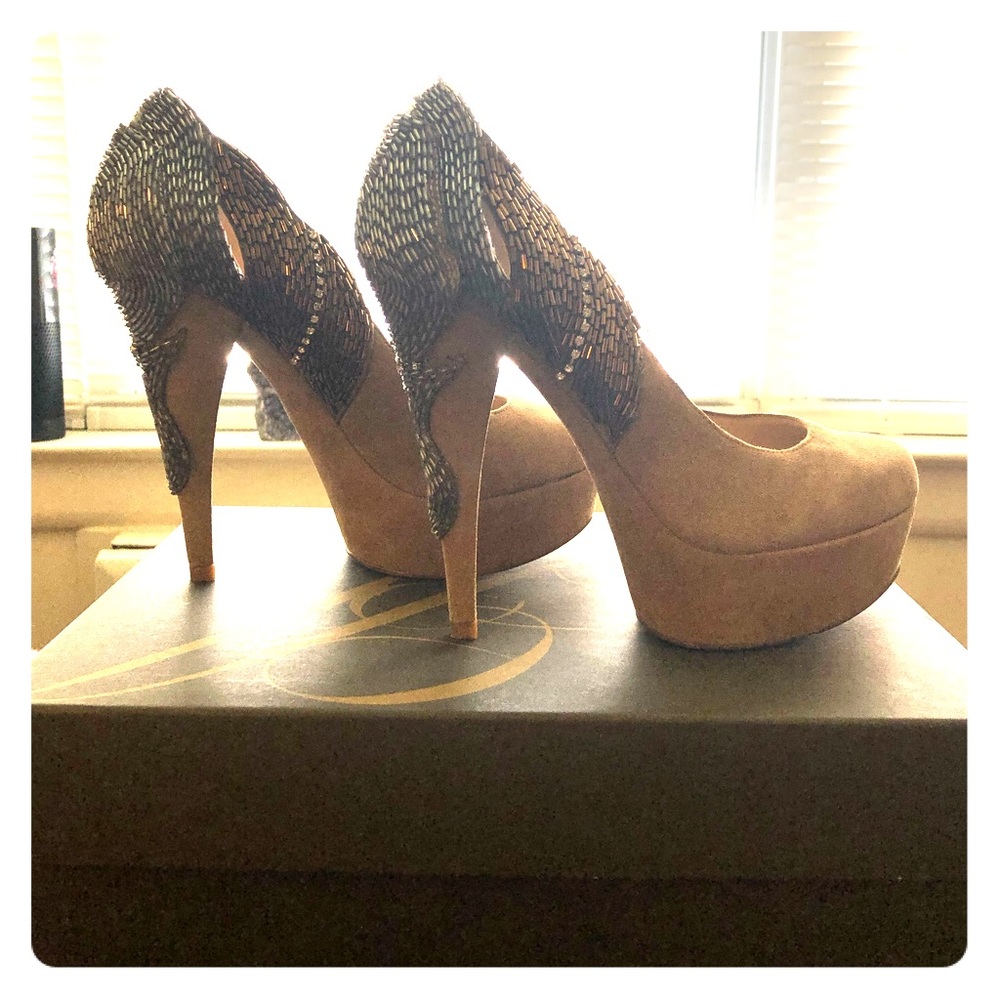Taupe heels
